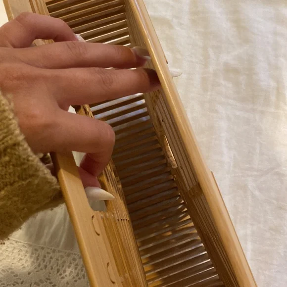 Vintga bamboo bag - Picture 4 of 4